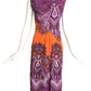 ROBERTO CAVALLI- Multi Color Printed Jersey Dress, Size 6