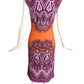 ROBERTO CAVALLI- Multi Color Printed Jersey Dress, Size 6