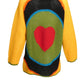CHEAP & CHIC MOSCHINO- 1990s Crochet Rainbow Sweater, Size 10