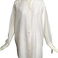 GUCCI- 2011 NWT White Cotton Batiste Shirt Dress, Size 8