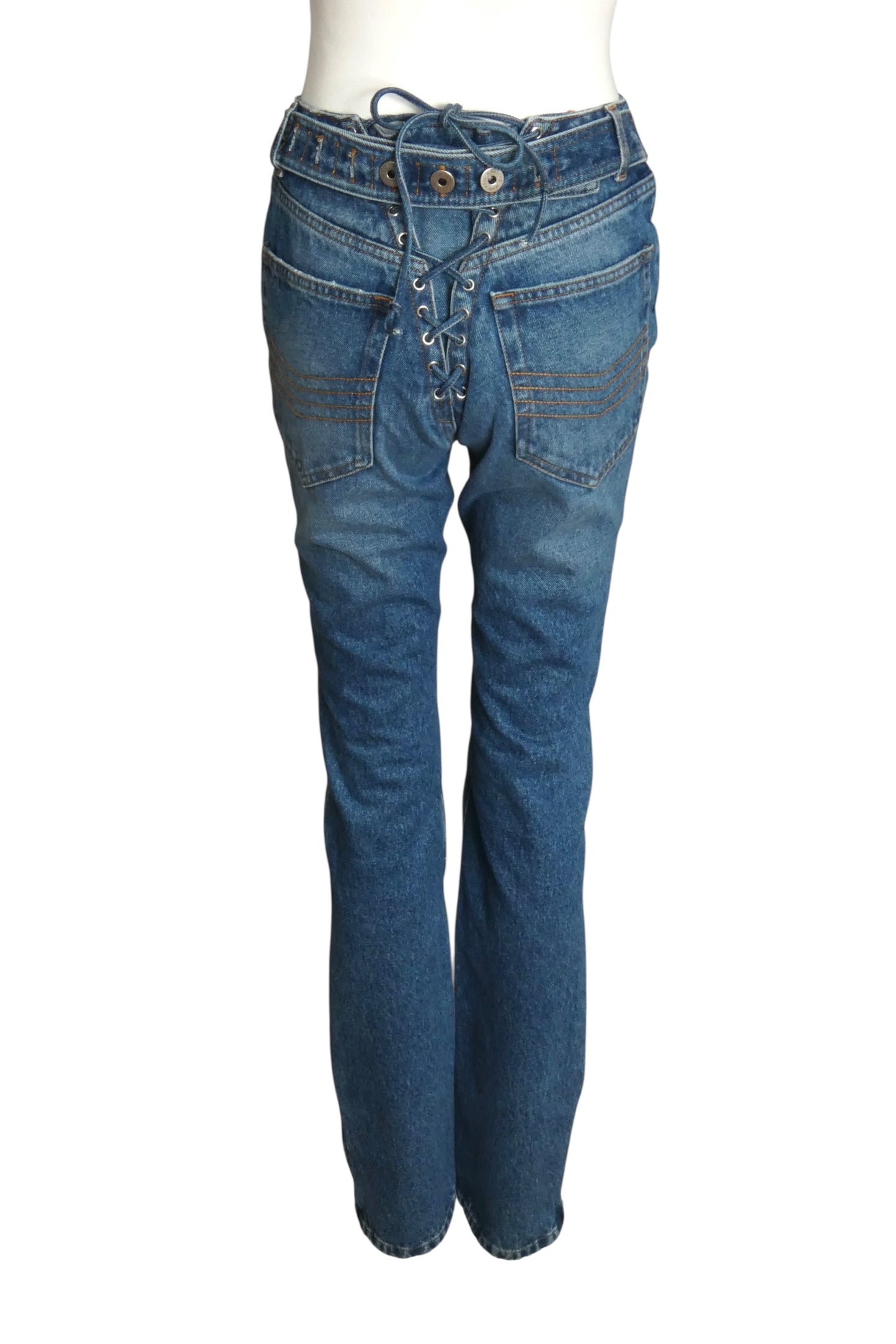 JEAN PAUL GAULTIER- 2024 NWT Quilted Denim Jeans, Size 4