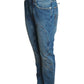 JEAN PAUL GAULTIER- 2024 NWT Quilted Denim Jeans, Size 4