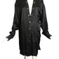 RICK OWENS- 2019 Black Satin "Legaspi" Shirt, Size 2