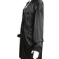 RICK OWENS- 2019 Black Satin "Legaspi" Shirt, Size 2