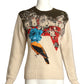 UNDERCOVER- NWT Applique Sweater, Size Small
