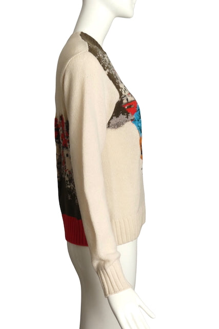 UNDERCOVER- NWT Applique Sweater, Size Small