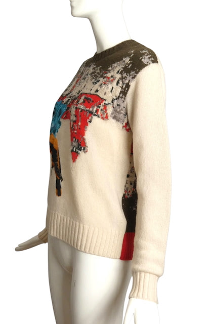 UNDERCOVER- NWT Applique Sweater, Size Small