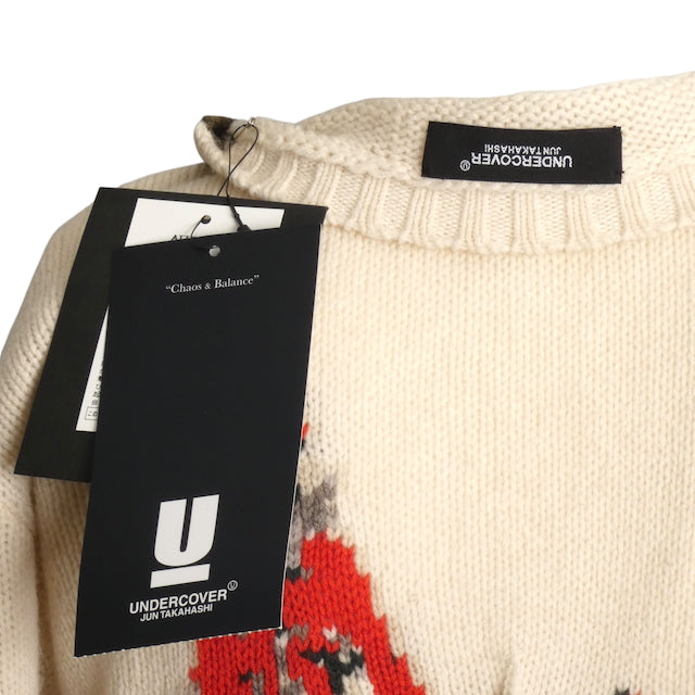 UNDERCOVER- NWT Applique Sweater, Size Small