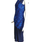 GIANNI VERSACE- 1986 Linen & Satin Dress, Size 4