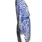 YVES SAINT LAURENT- 1989 Print Silk Wrap Dress, Size 10