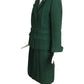 CHRISTIAN DIOR- 1950s Belted Green Wool Tweed Suit, Size 4