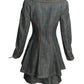 ALAIA- 1990s Blue Denim Skirt Ensemble, Size Small