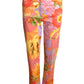 SALVATORE FERRAGAMO- 1990s Floral Print Twill Pants, Size 6