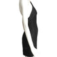 CHRISTIAN FRANCIS ROTH- 1992 Black Linen Halter Dress, Size 4