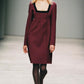 PRADA- 2001  Wool Empire Dress, Size 6