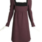 PRADA- 2001  Wool Empire Dress, Size 6