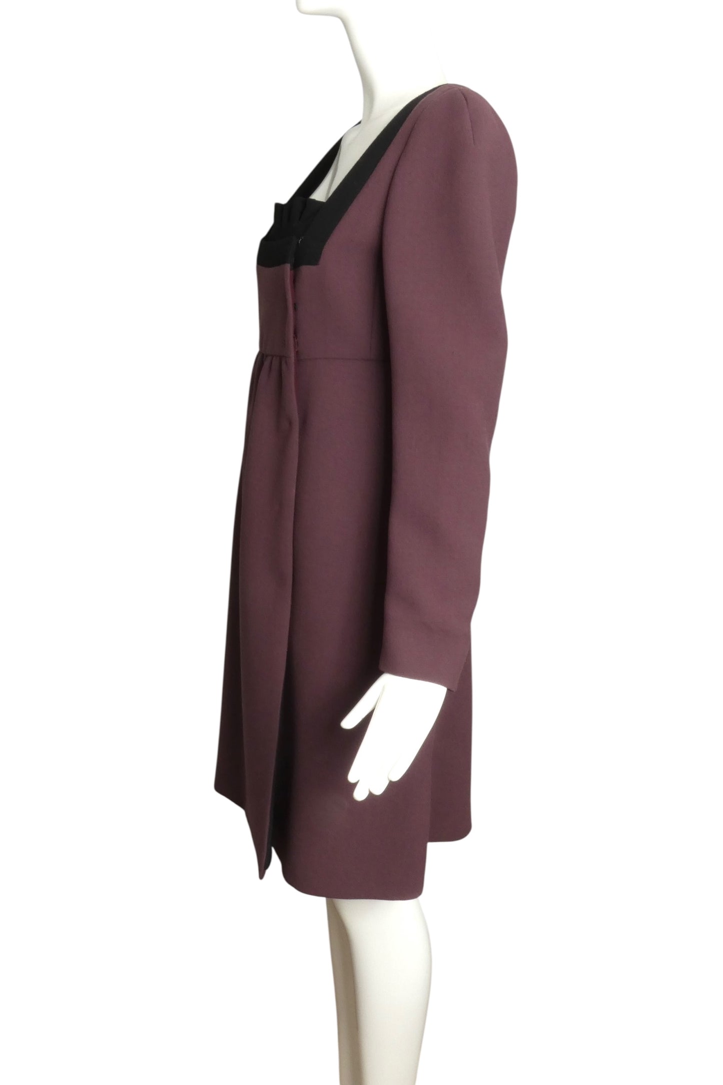 PRADA- 2001  Wool Empire Dress, Size 6