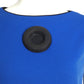 PIERRE CARDIN HAUTE COUTURE-  Blue Wool Knit Shift Dress, Size 4