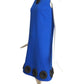 PIERRE CARDIN HAUTE COUTURE-  Blue Wool Knit Shift Dress, Size 4
