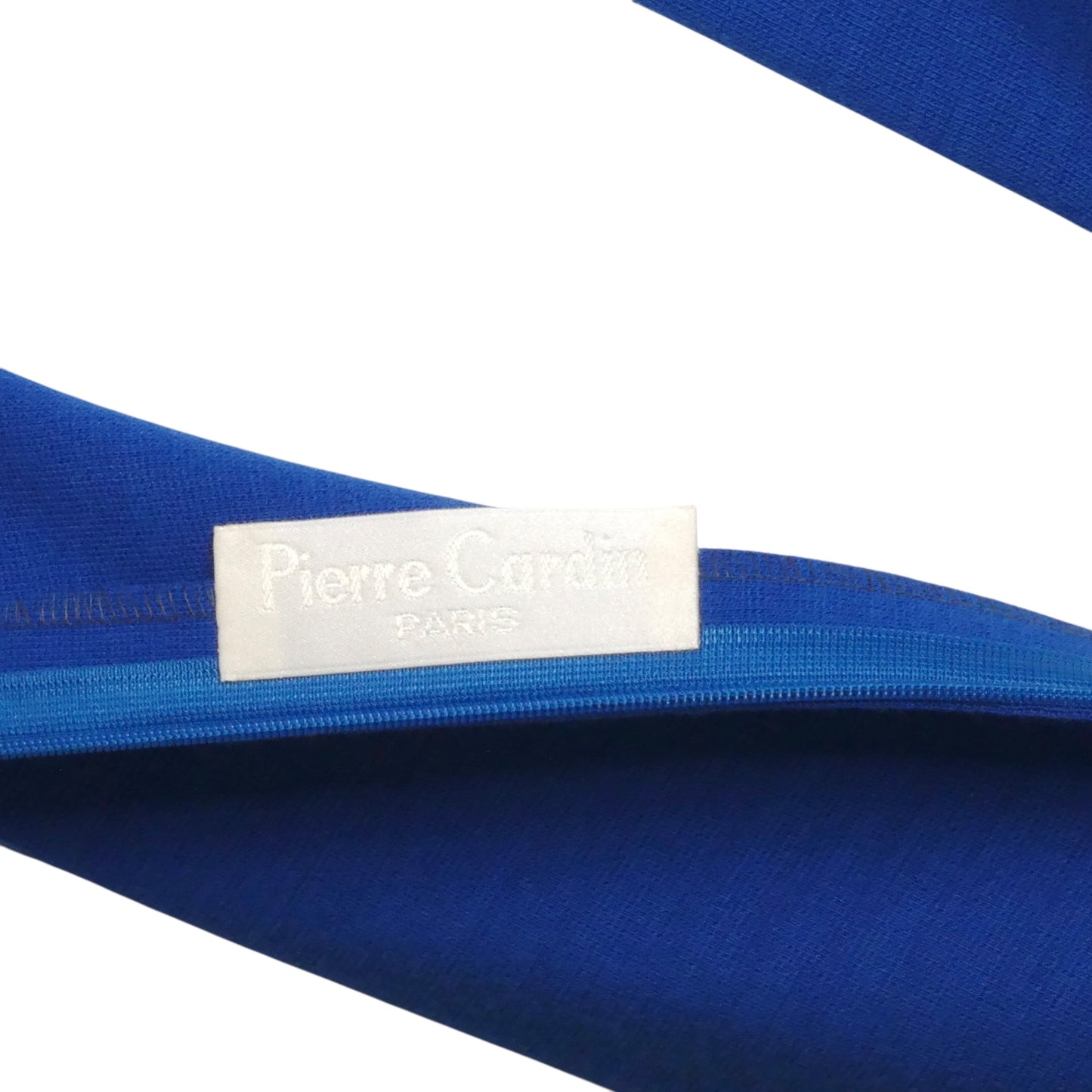 PIERRE CARDIN HAUTE COUTURE-  Blue Wool Knit Shift Dress, Size 4