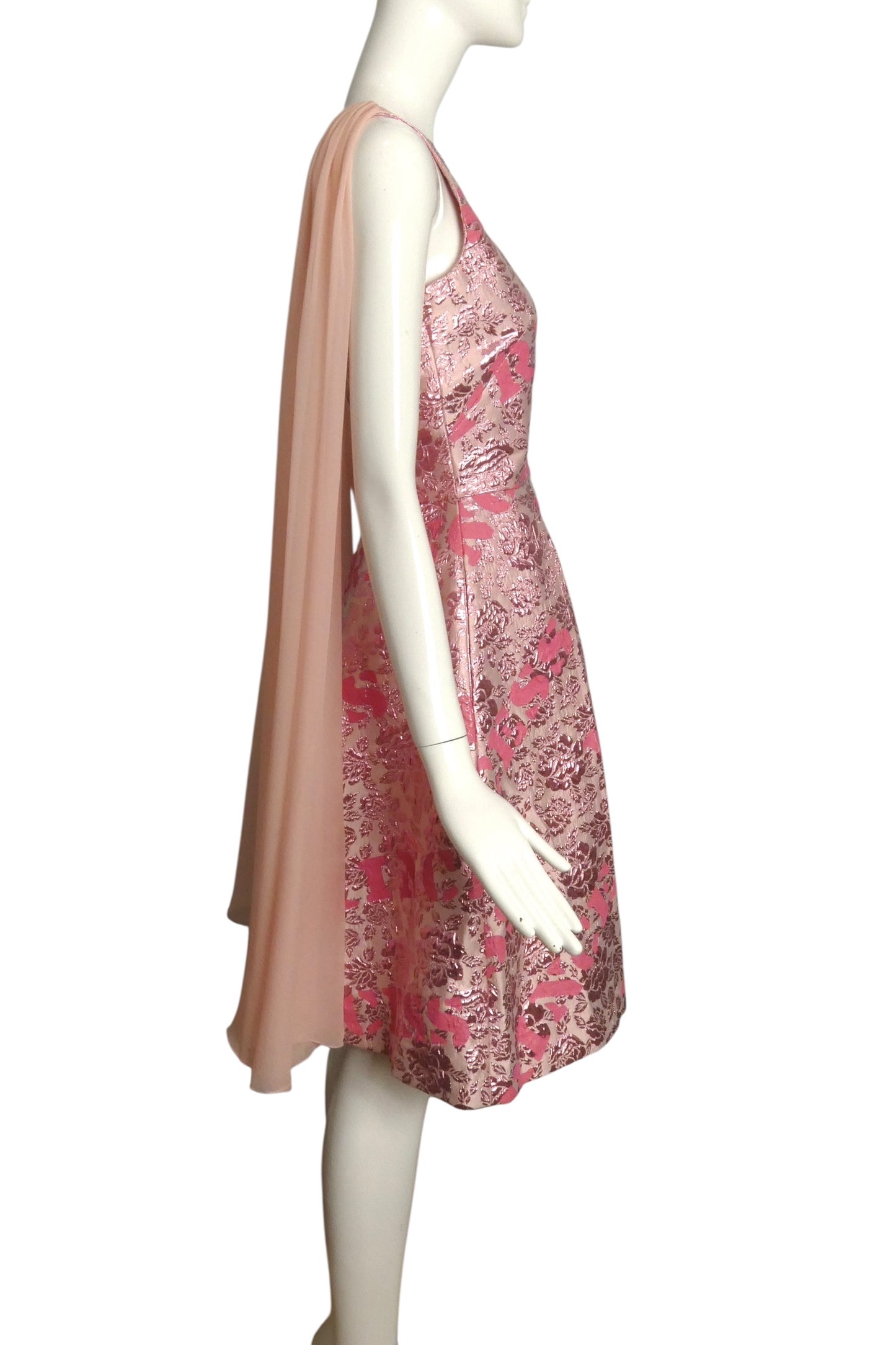 MOSCHINO COUTURE- NWT 2020 Floral Brocade Princess Dress, Size 6