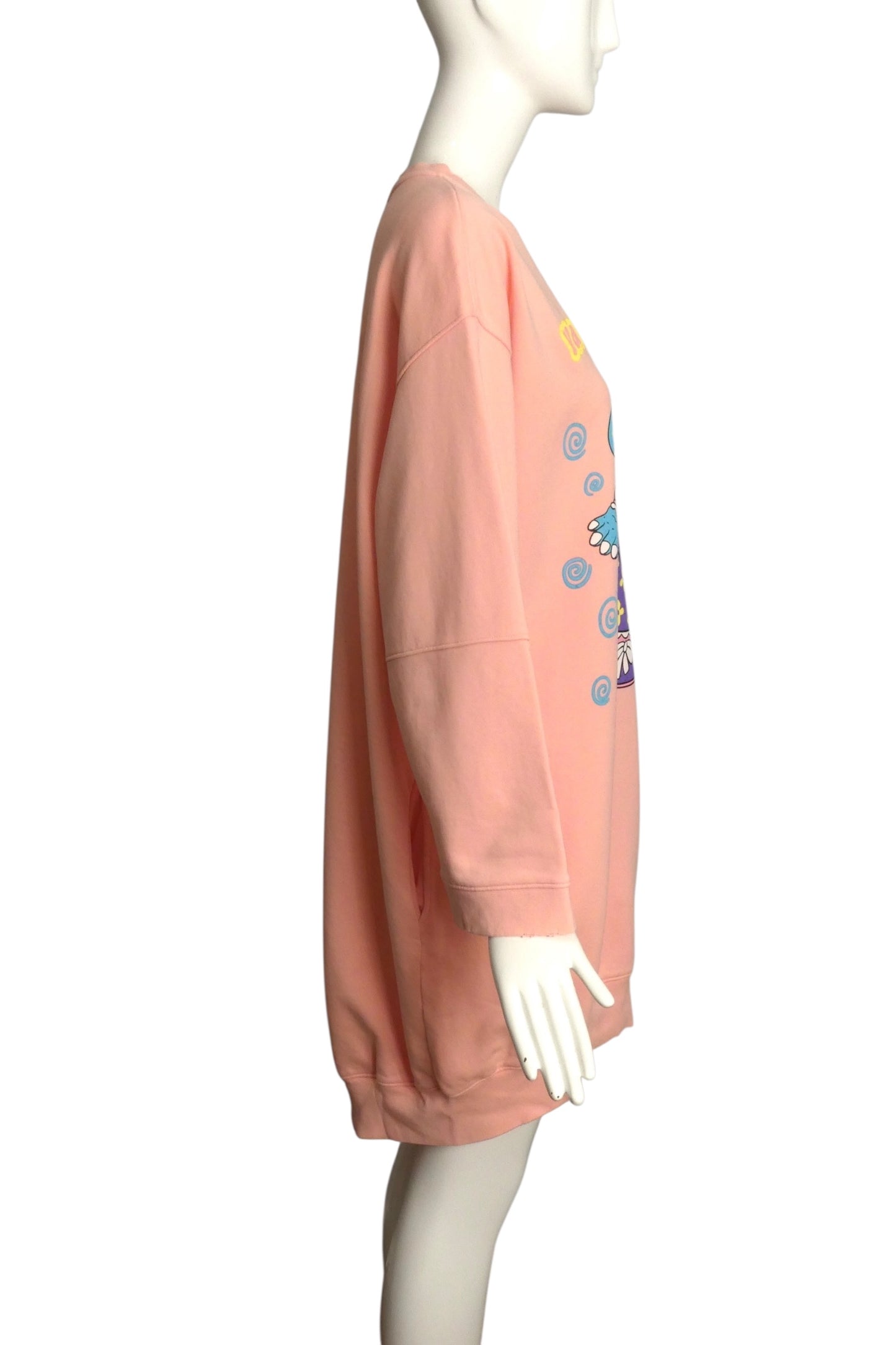 MOSCHINO COUTURE- NWT 2020 "You Hippotize Me" Sweatshirt Dress, Size 4