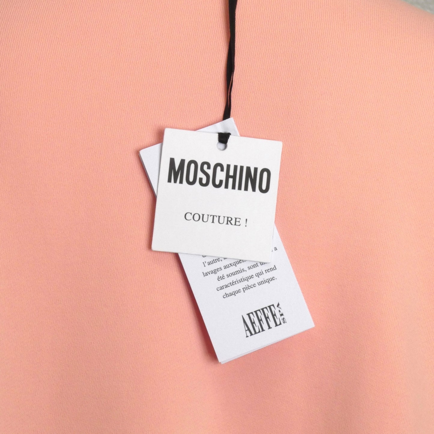 MOSCHINO COUTURE- NWT 2020 "You Hippotize Me" Sweatshirt Dress, Size 4
