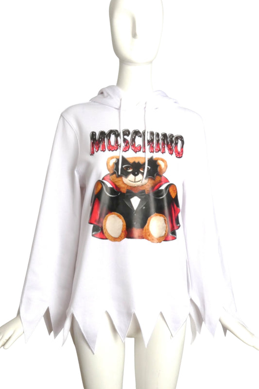 MOSCHINO COUTURE- NWT 2020 Halloween Bear Hoodie Sweatshirt, Size 4