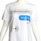 MOSCHINO COUTURE- NWT 2020 "Are You Home Alone" T-Shirt, Size 8