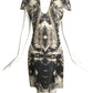 ALEXANDER MCQUEEN- 2009 Printed Silk Blend Dress, Size 8