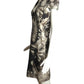 ALEXANDER MCQUEEN- 2009 Printed Silk Blend Dress, Size 8