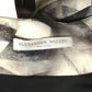 ALEXANDER MCQUEEN- 2009 Printed Silk Blend Dress, Size 8