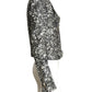 BALENCIAGA- 2013 Printed Leather Moto Jacket, Size 8