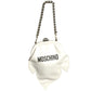 MOSCHINO- NWT 2020 White Leather GHOST Purse