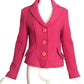 MOSCHINO JEANS- Pink Wool Blazer, Size 8