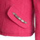 MOSCHINO JEANS- Pink Wool Blazer, Size 8