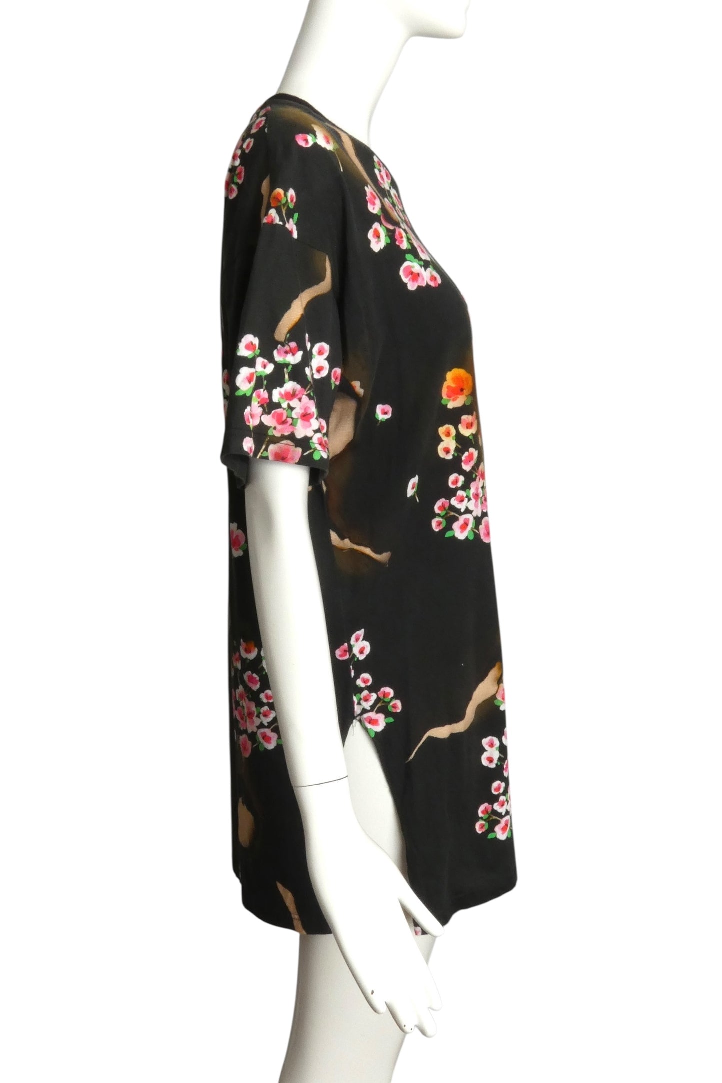 MOSCHINO COUTURE-2016 Graphic Print "Burn" T-Shirt Dress, Size 4