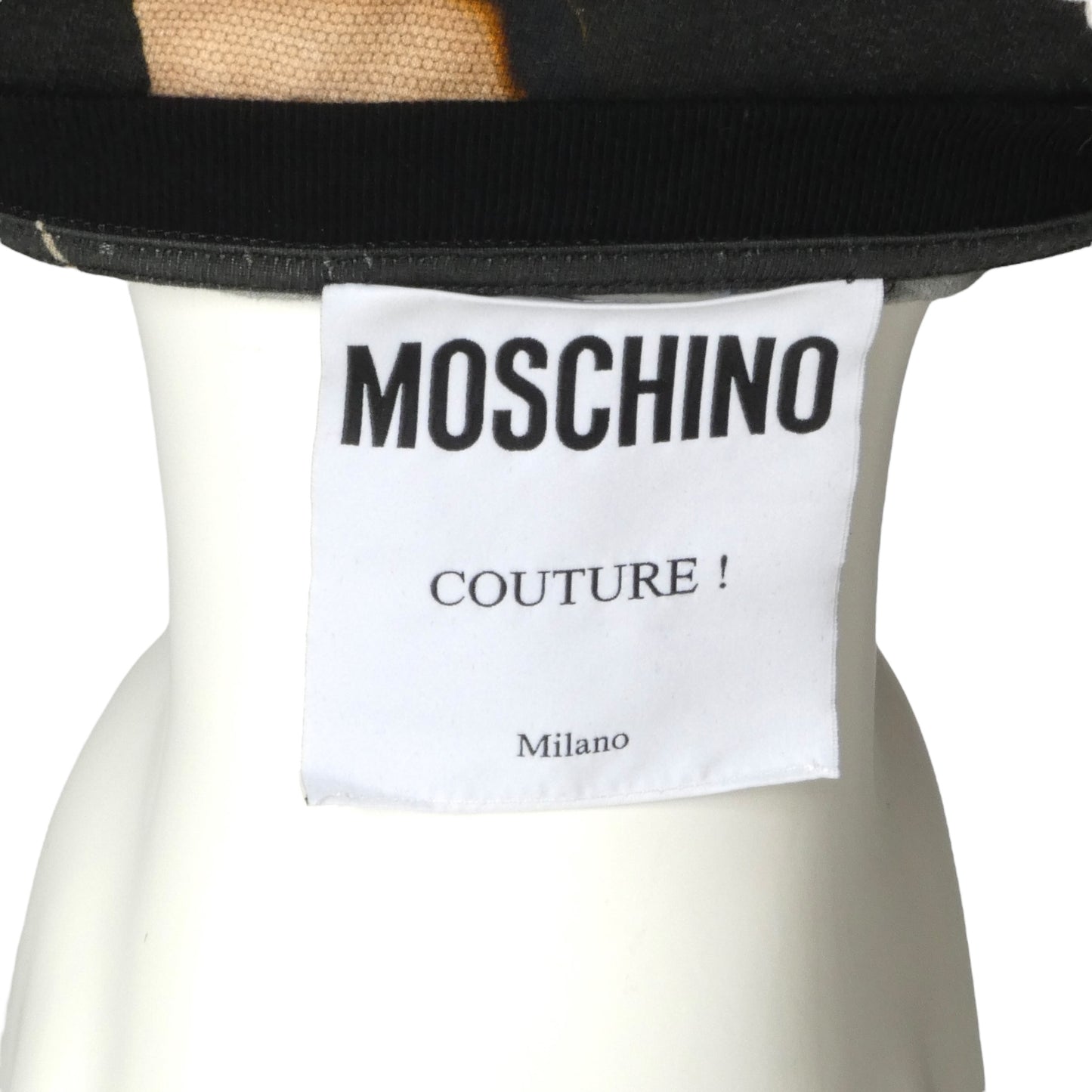 MOSCHINO COUTURE-2016 Graphic Print "Burn" T-Shirt Dress, Size 4