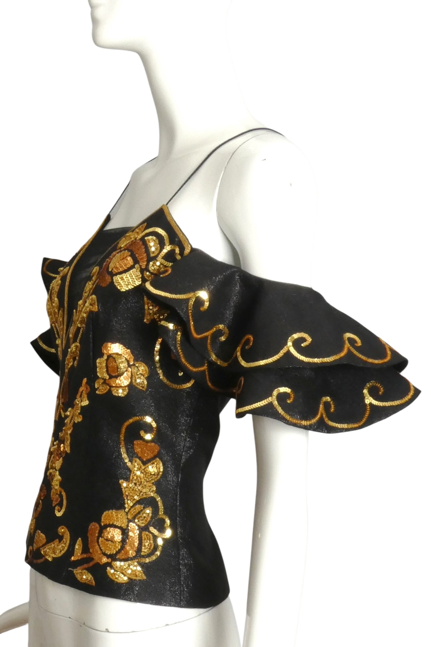 MOSCHINO COUTURE- NWT 2018 Sequin Bustier Bodice, Size 8