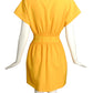 ICEBERG- 2021 Yellow Knit Shift Dress, Size 4
