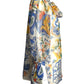 DOLCE & GABBANA- Floral Print Chiffon Blouse, Size 4