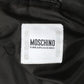 CHEAP & CHIC MOSCHINO- NWT Black Ruffle Leather Jacket, Size 6