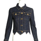 CHEAP & CHIC MOSCHINO- NWT Indigo Denim Jacket, Size 6