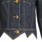 CHEAP & CHIC MOSCHINO- NWT Indigo Denim Jacket, Size 6