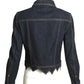 CHEAP & CHIC MOSCHINO- NWT Indigo Denim Jacket, Size 6