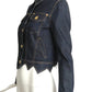 CHEAP & CHIC MOSCHINO- NWT Indigo Denim Jacket, Size 6