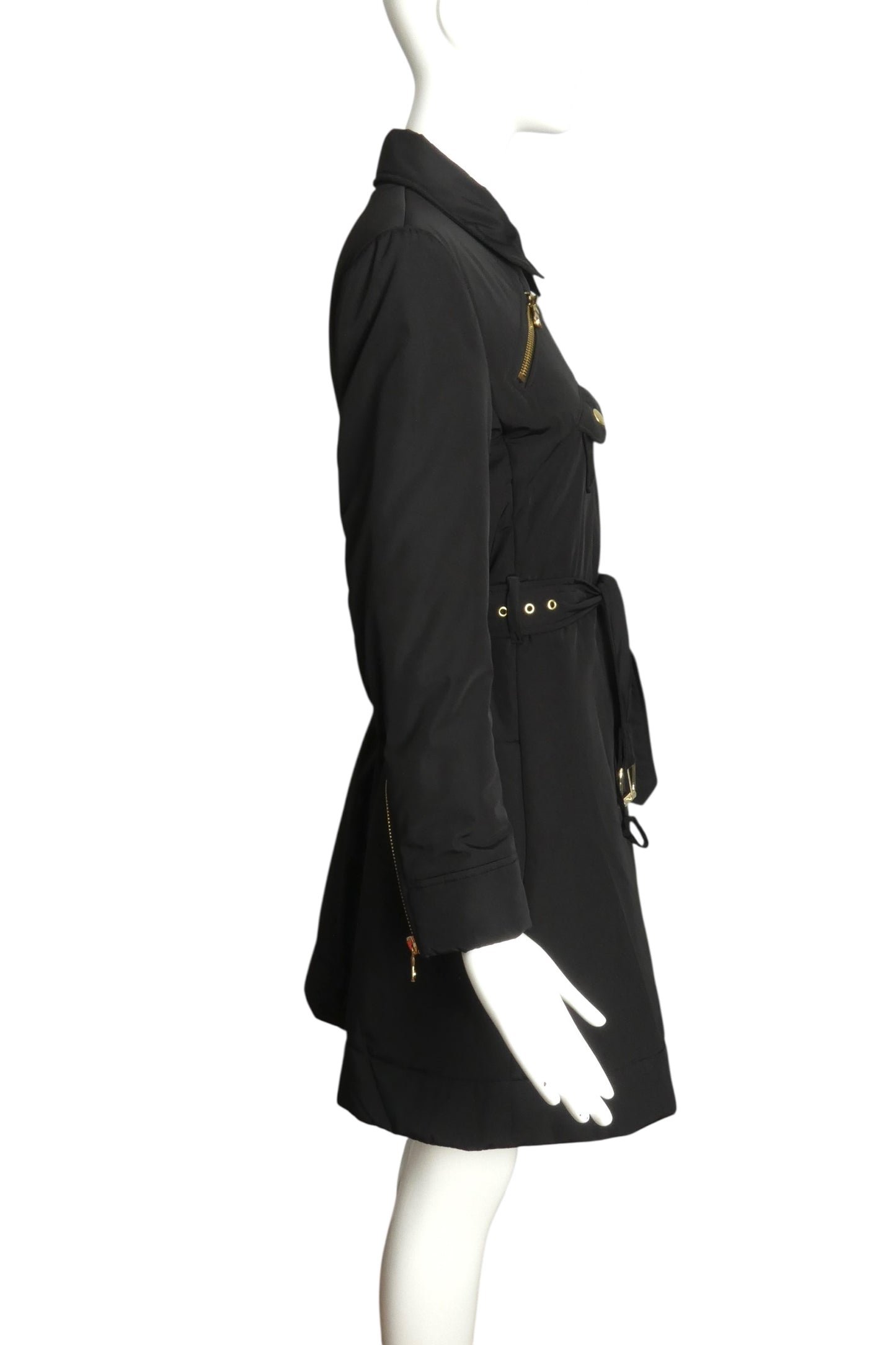CHEAP & CHIC MOSCHINO- NWT Black Puffer Coat, Size 8