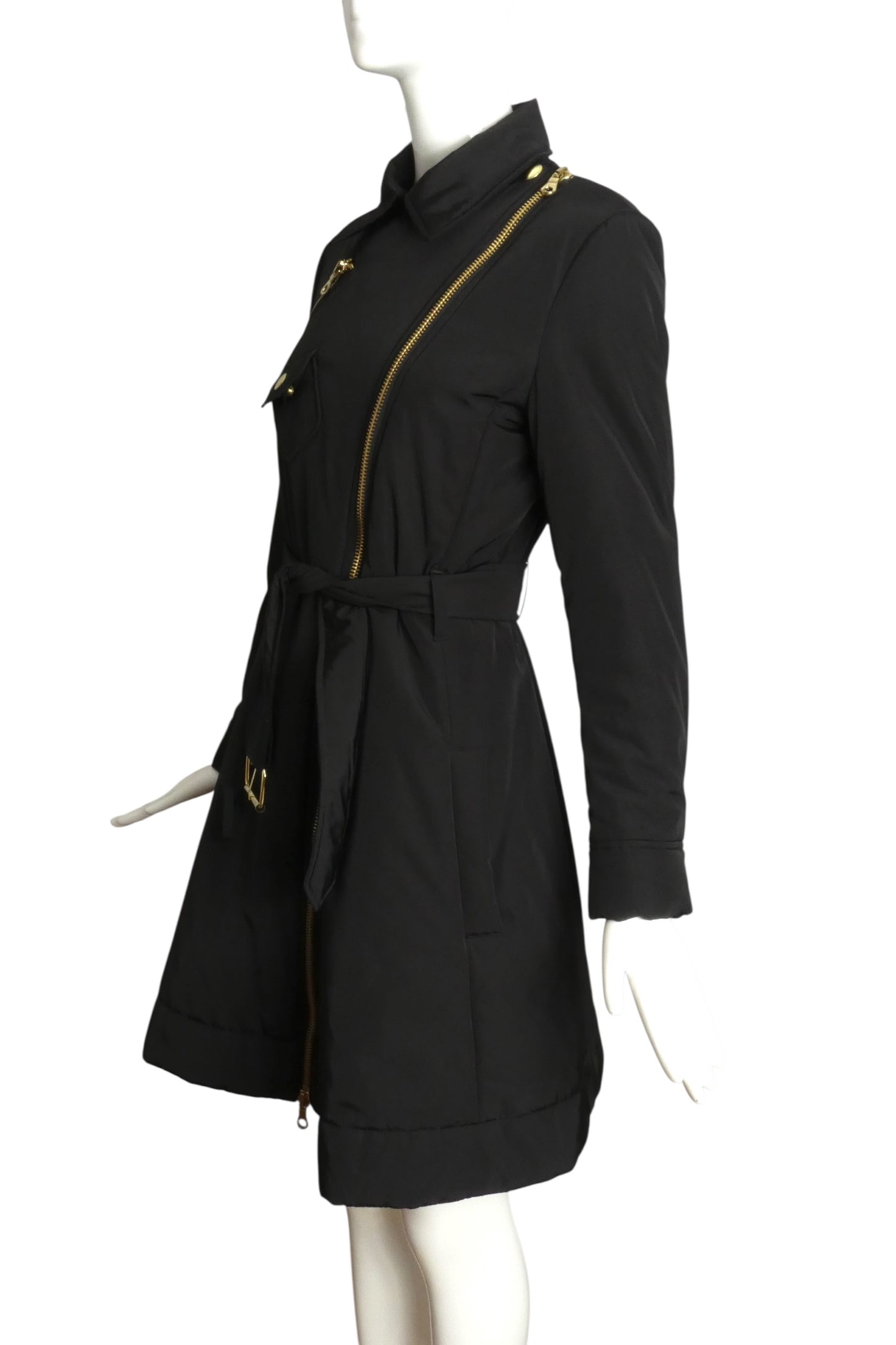 CHEAP & CHIC MOSCHINO- NWT Black Puffer Coat, Size 8