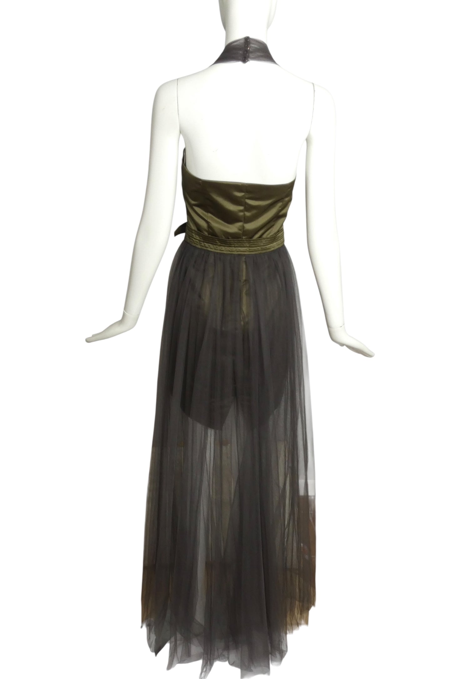 MOSCHINO COUTURE- 2017 Military Inspired Tulle Dress, Size 4