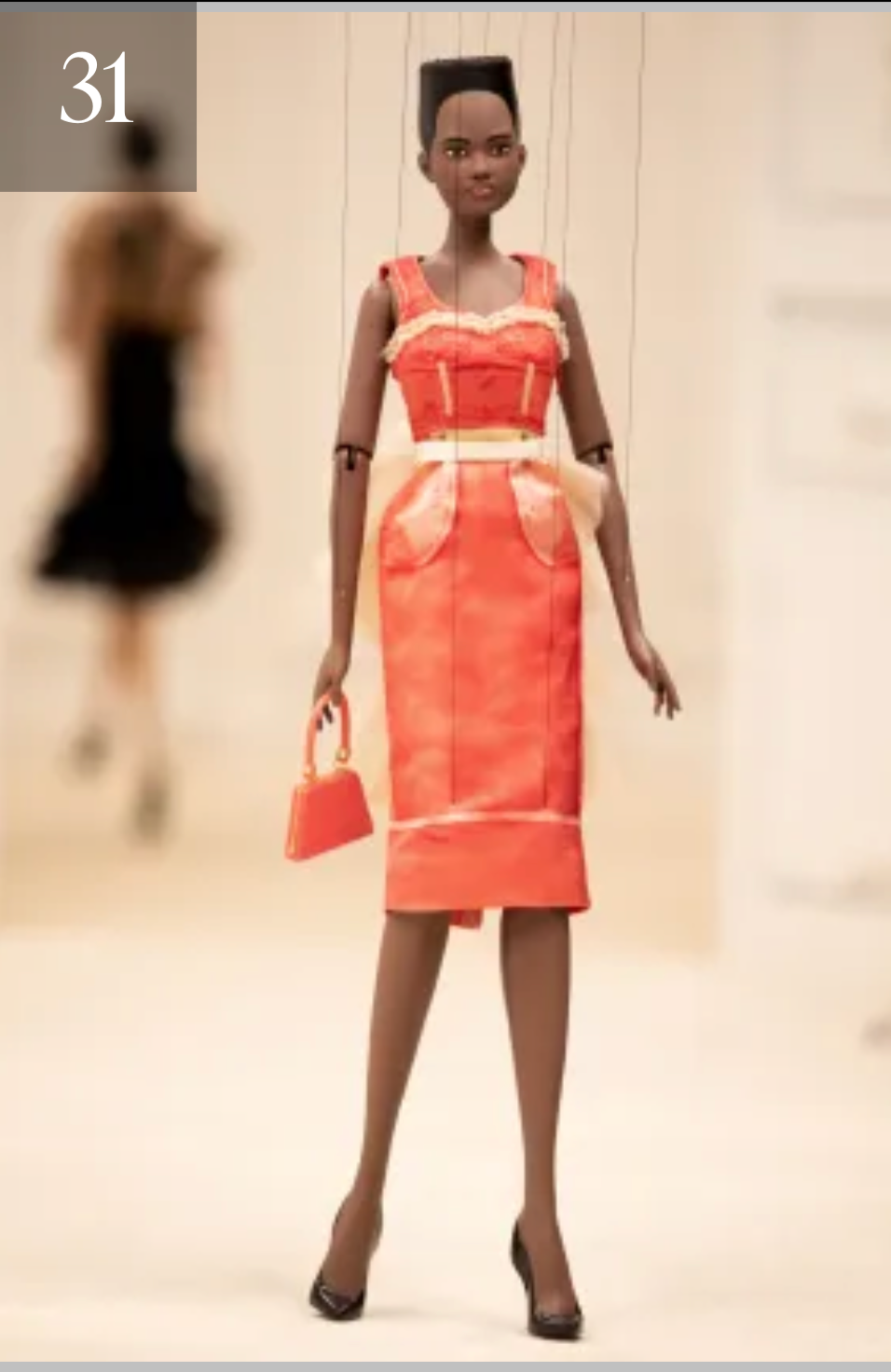 MOSCHINO COUTURE- 2021 Red/Pink Inside Out Print Dress, Size 4